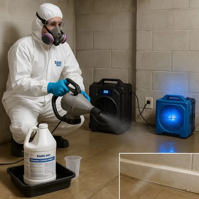 Sanitization and Odor Removal process in Terra Alta, WV
